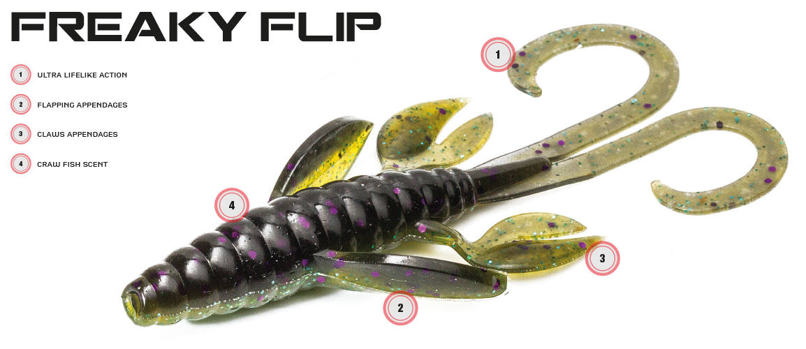 Molix Freaky Flex USA Edition Floating Soft Lure 75 mm Golden